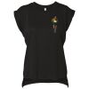 Bella Canvas Women's Flowy Muscle T-Shirt with Rolled Cuff Thumbnail