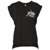 Bella Canvas Women's Flowy Muscle T-Shirt with Rolled Cuff Thumbnail