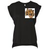 Bella Canvas Women's Flowy Muscle T-Shirt with Rolled Cuff Thumbnail