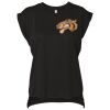 Bella Canvas Women's Flowy Muscle T-Shirt with Rolled Cuff Thumbnail