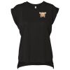 Bella Canvas Women's Flowy Muscle T-Shirt with Rolled Cuff Thumbnail