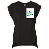 Bella Canvas Women's Flowy Muscle T-Shirt with Rolled Cuff Thumbnail