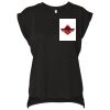 Bella Canvas Women's Flowy Muscle T-Shirt with Rolled Cuff Thumbnail